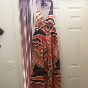 Maxi halter dress